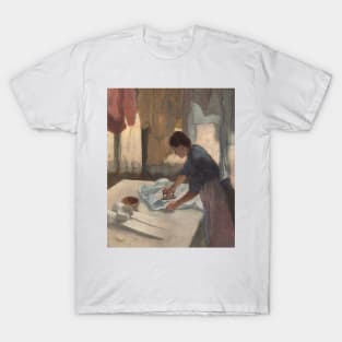 Woman Ironing by Edgar Degas T-Shirt